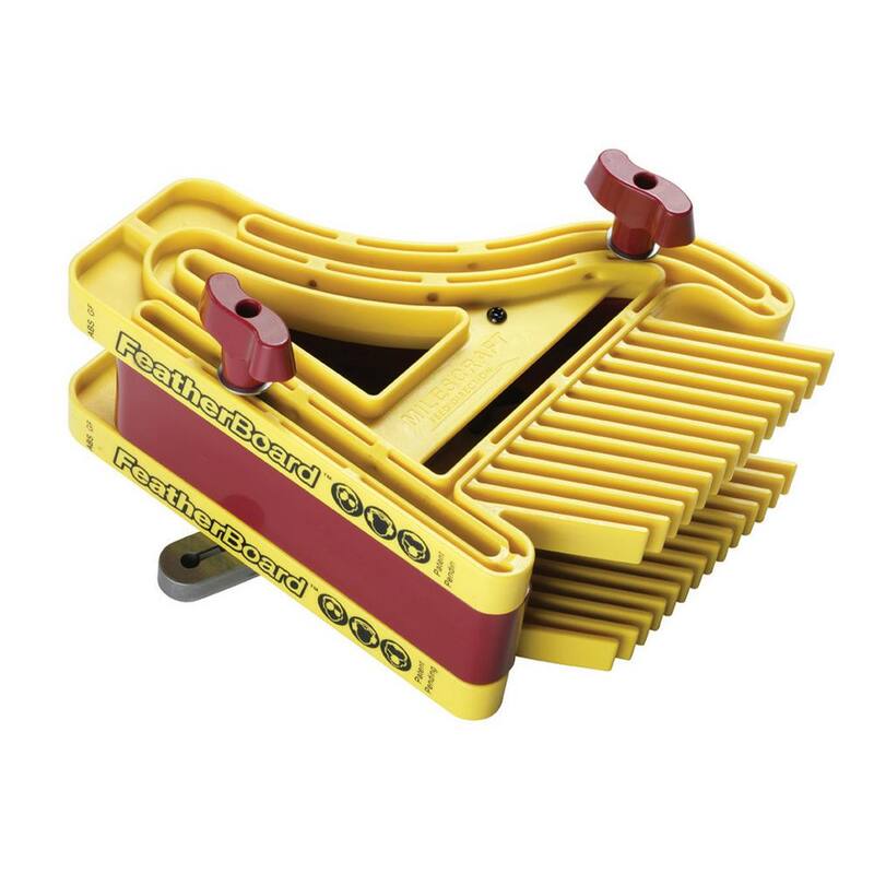 Milescraft Tablero de Plumas Dual/Tándem para Routers, Sierras de Mesa y Sierras de Banda - 1407