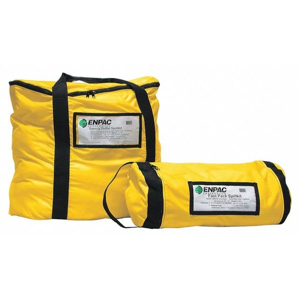 Enpac Spill Kit, 10 gal Volume Absorbed per Kit, Not Applicable Capacity, Duffel Bag, Yellow, 32 - 1310-YE
