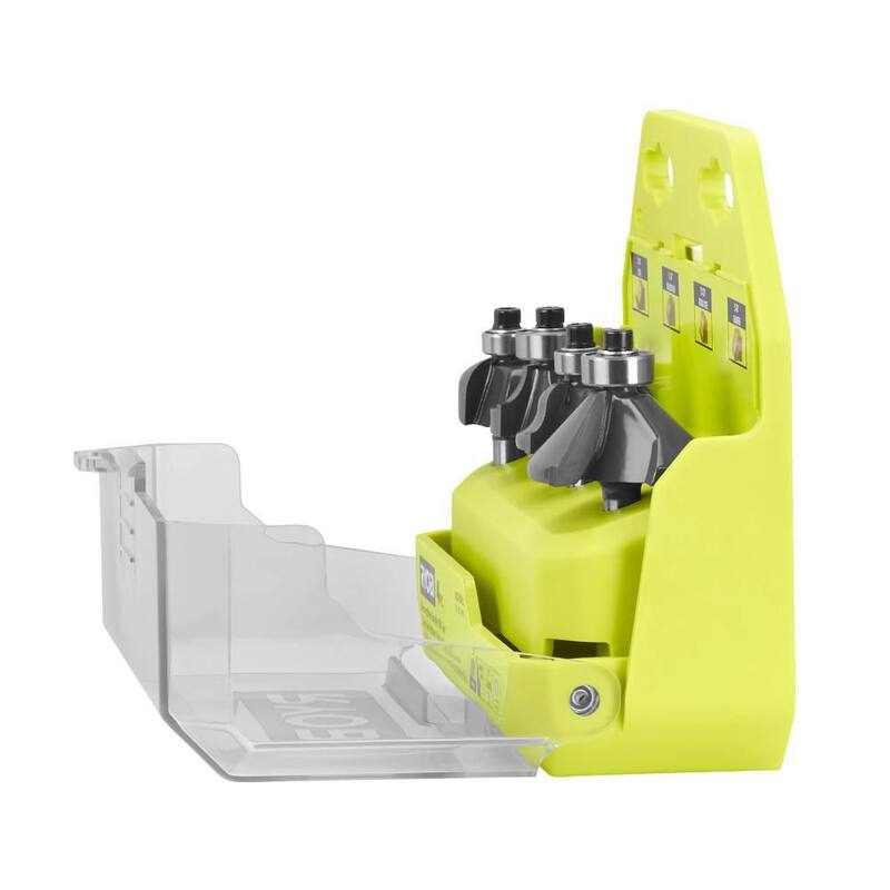 Set de Brocas Decorativas para Router RYOBI (4 piezas) - A25RS42