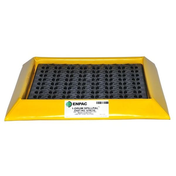 Enpac Drum Spill Cntnmnt Pallet, 1 Drum - 5750-YE-G