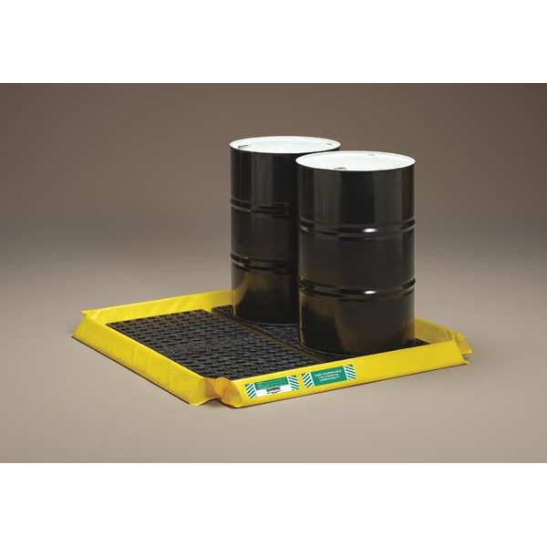 Enpac Drum Spill Cntnmnt Pallet, 1 Drum - 5750-YE-G