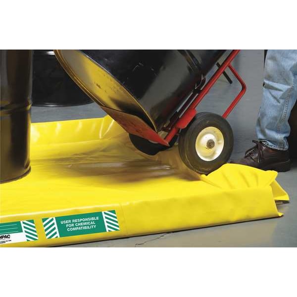 Enpac Drum Spill Cntnmnt Pallet, 1 Drum - 5750-YE-G