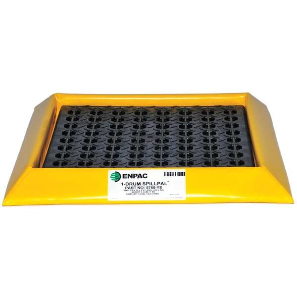 Enpac Drum Spill Cntnmnt Pallet, 1 Drum - 5750-YE-G