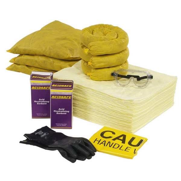 Spilltech Spill Kit Refill, 21 gal Volume Absorbed per Kit, 20 gal Capacity, Box - RSPKHZ-BATT