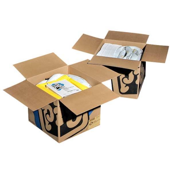 Pig Spill Kit Refill, 52 gal Volume Absorbed per Kit, Not Applicable Capacity, Box, White, 89 - RFL402