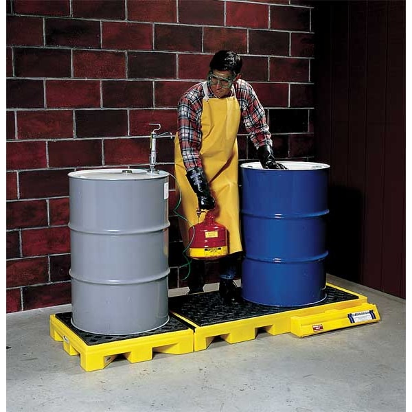 Ultratech Spill Deck, 121 gal Spill Capacity, 5 Drums, 7,500 lb Load Capacity, Polyethylene - 2333