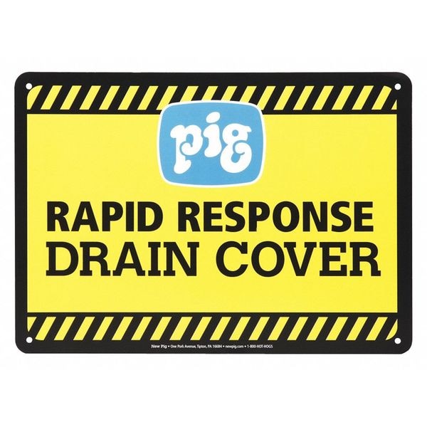Pig Sign, 10" H, 14" L, Polyethylene - SGN2035-10X14-PLS