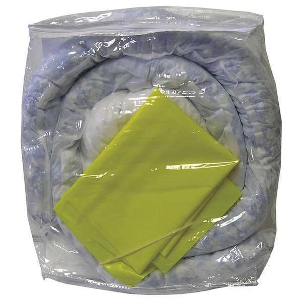 Oil-Dri Vehicle Spill Kit, 6 gal Volume Absorbed per Kit, Bag, Clear - L90426