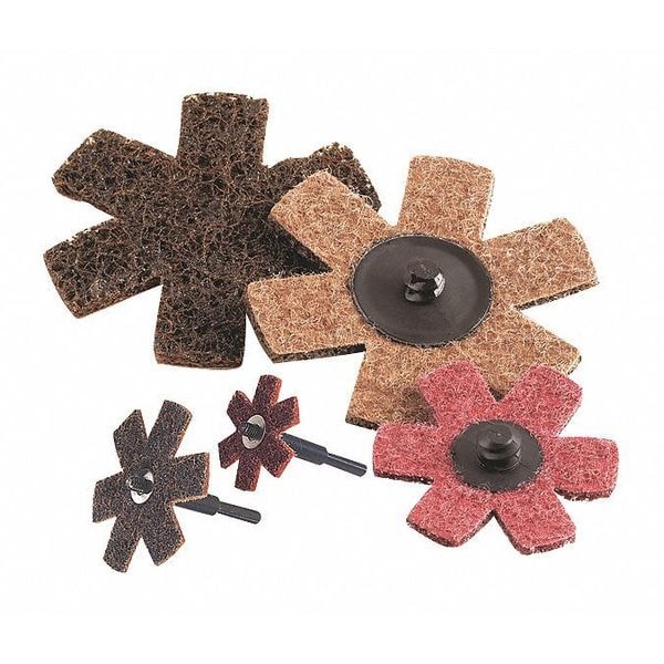 Superior Abrasives Condition QC Star, A/O Coarse, 2", Type R - A017810