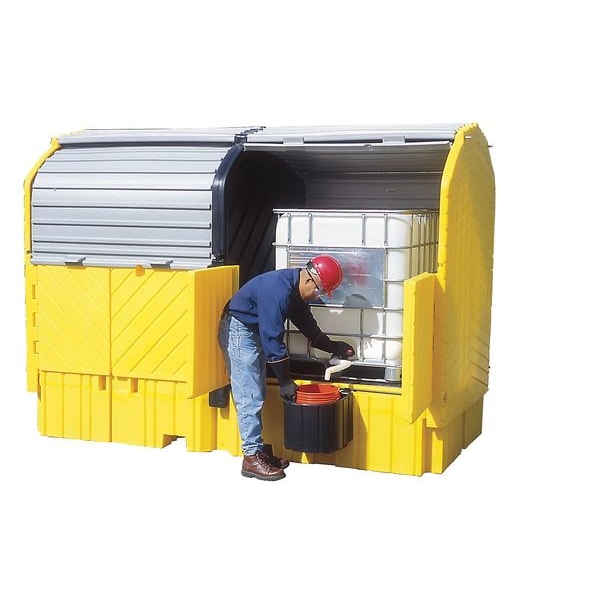 Ultratech Spill Pallet, 535 gal Spill Capacity, 0 Drums, 8,500 lb Load Capacity, Polyethylene - 1149
