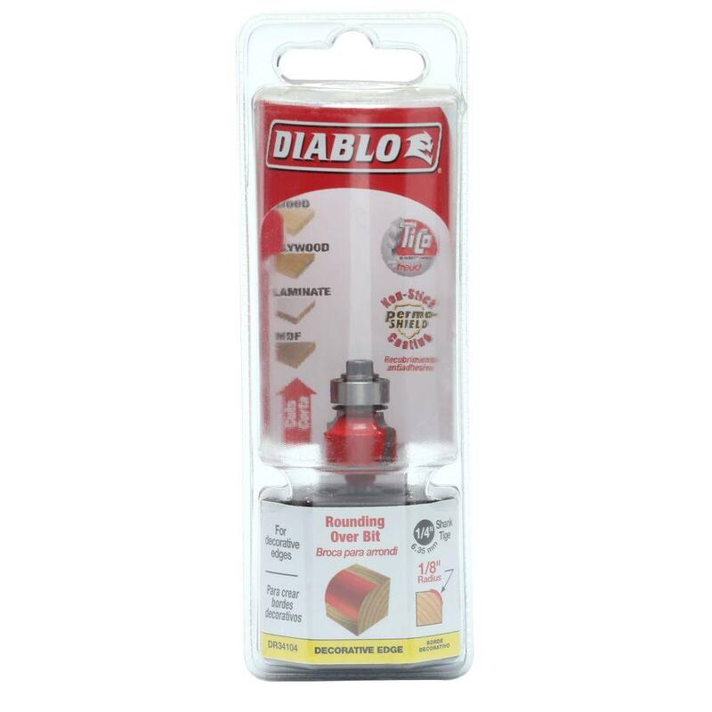 Fresa para redondear de carburo de 1/8 de pulgada - DR34104
