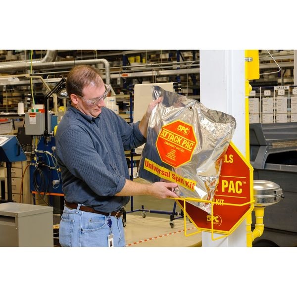 Brady Spill Kit, 7 gal Volume Absorbed per Kit, Bag, Silver - SKO-ATK-GRNG