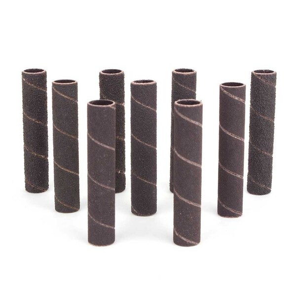 Big Horn 1/2 inch Dia x 3 Inch Sanding Sleeves - 3 Fine, 3 Medium, 3 Coarse - 19541