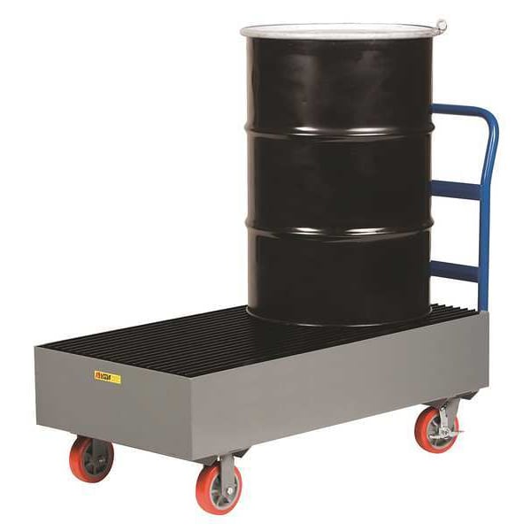 Little Giant Two Drum Spill Platfrm Cart, 21 In Height - SSB512566-6PYBK