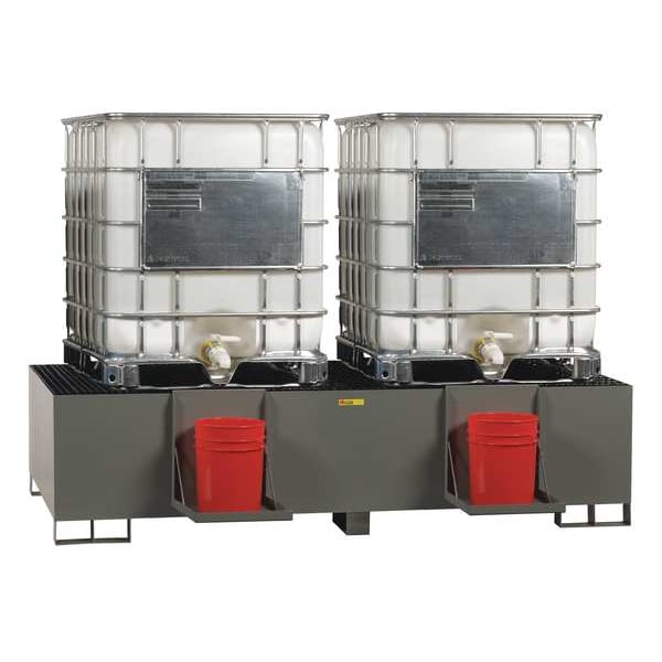 Little Giant IBC Dispensing Station, 400 gal Spill Capacity, 10,000 lb. Load Capacity, Steel - SST-IBC-2