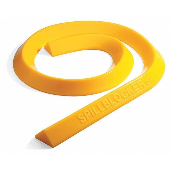 Pig SpillBlocker Barrier Dike, Yellow, 4 In - PLR204-YW