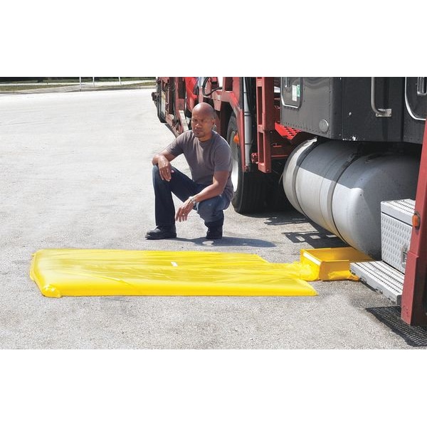 Ultratech Pop-Up Pool Plus, 66 gal Spill Capacity, 10 oz Polyethylene - 8012