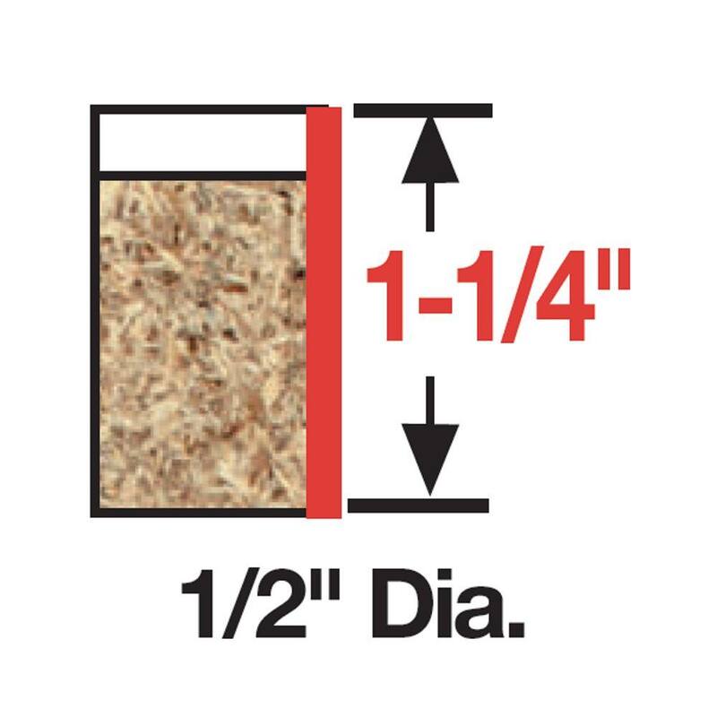 Broca de enrutador para panel de carburo DIABLO de 1/2 pulgadas - DR26104