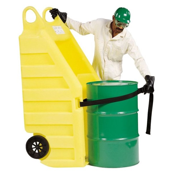 Enpac Indoor Dispensing Dolly, Yellow, 70 Gal - 5300-YE