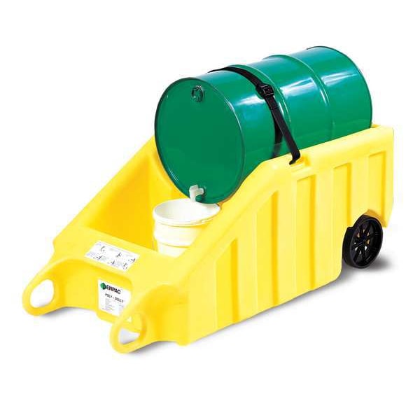Enpac Indoor Dispensing Dolly, Yellow, 70 Gal - 5300-YE