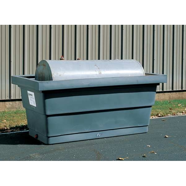Enpac Horizontal Tank Sump, 750 gal Spill Capacity, 8000 lb. Load Capacity, Polyethylene - 5550-BK