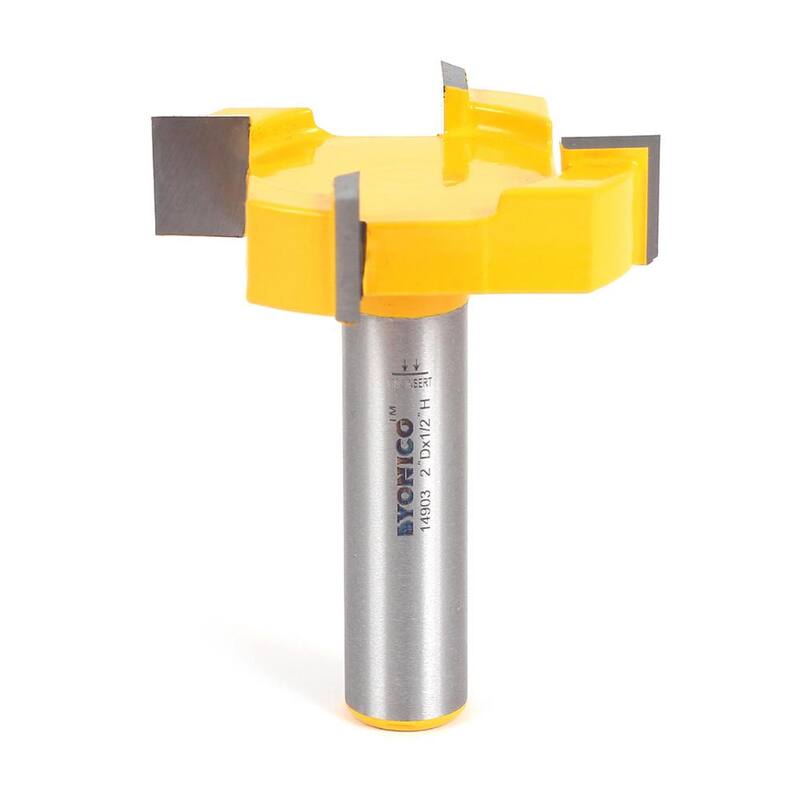 Yonico Ruteadora de punta de carburo de 1.2 pulgadas para aplanado de tablero base - 14903