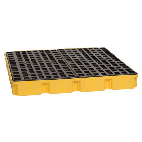 Eagle Mfg Spill Deck, 60 gal Spill Capacity, 4 Drums, 10,000 lb Load Capacity, Polyethylene - 1635