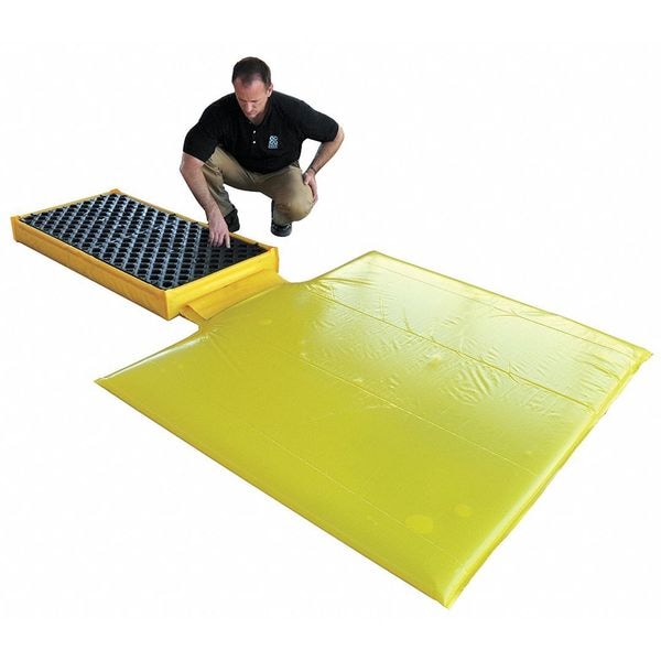Ultratech Spill Deck, 88 gal Spill Capacity, 2 Drums, 3,000 lb Load Capacity, Polyethylene - 1361