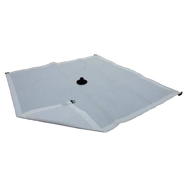 Zoro Select Tarp, Fire Retard Drainage, Poly, 12x12Ft - 5WUA0