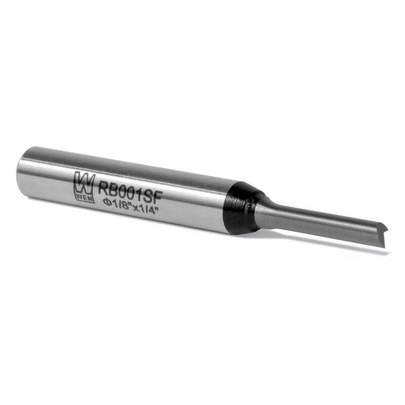 1/8 pulg. Broca recta de carburo de punta de 1 corte con vástago de 1/4 pulg. - RB001SF