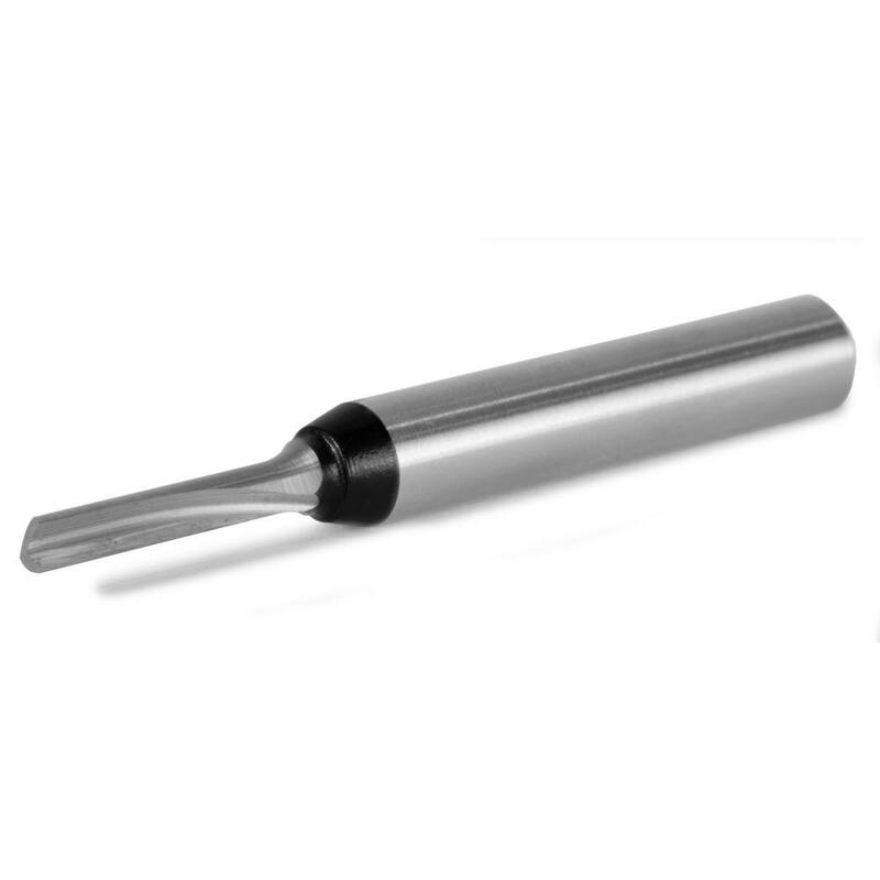 1/8 pulg. Broca recta de carburo de punta de 1 corte con vástago de 1/4 pulg. - RB001SF