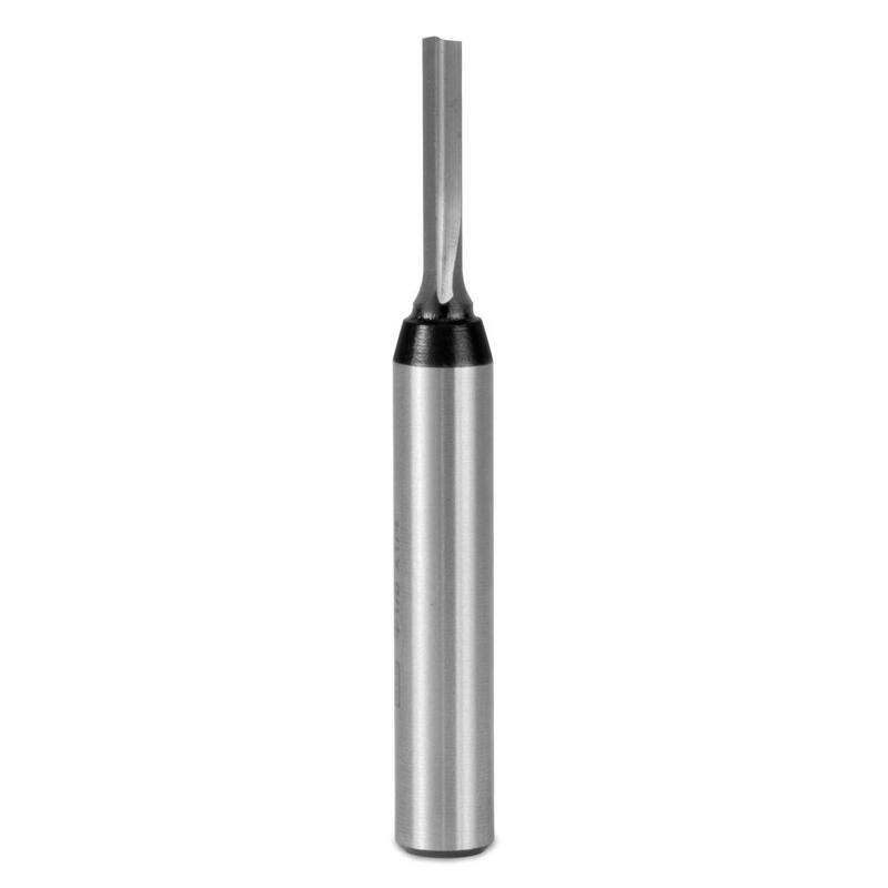 1/8 pulg. Broca recta de carburo de punta de 1 corte con vástago de 1/4 pulg. - RB001SF