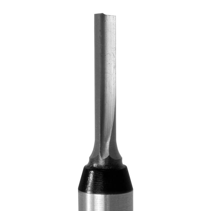 1/8 pulg. Broca recta de carburo de punta de 1 corte con vástago de 1/4 pulg. - RB001SF