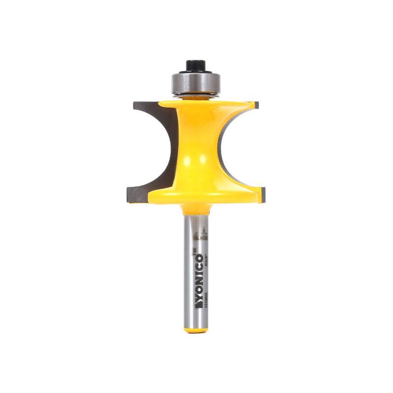 Yonico Bullnose Bead 3/4 in. Bead 1/4 in. Shank Carbide Tipped Router Bit - 13195q

Bullnose Bead de Yonico de 3/4 de pulgada, 1/4 de pulgada Shank Router Bit con Punta de Carburo - 13195q