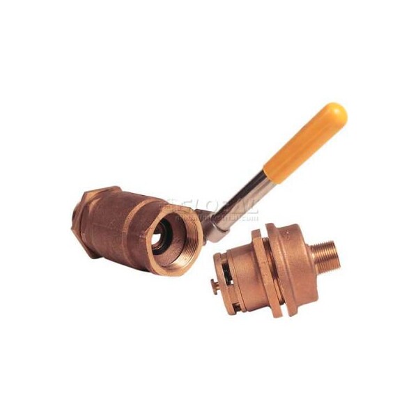 Justrite Tip-Over Protection Kit for Steel Drum Funnels, Self-Close Valve and Brass Vent - 08214 - 8214
