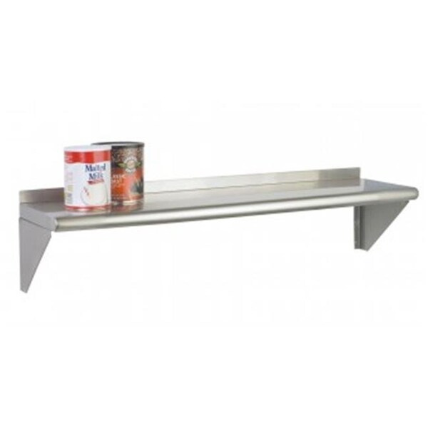 Focus Foodservice Focus Foodservice FWSAL1224 12 in. X 24 in. Aluminum wall shelf kit - FWSAL1224