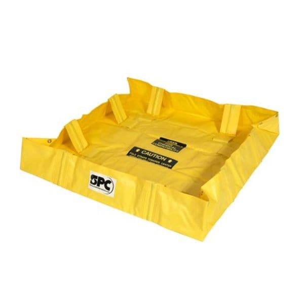 Brady Lightweight Portable Spill Containment Berm, 4'x 4', Sump Capacity 79 gal - SB-SL44