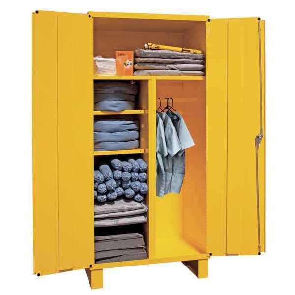 Durham Mfg 14 ga. ga. Steel Spill Control Cabinet, 36 in W, 78 in H - 3501-HDL-50