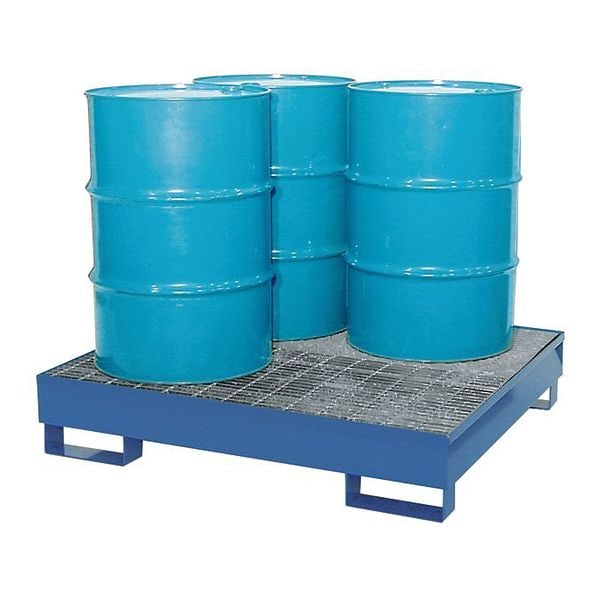 Enpac SteelPal Spill Pallet, 4, Drum, 54x50x10" - 9004-BU