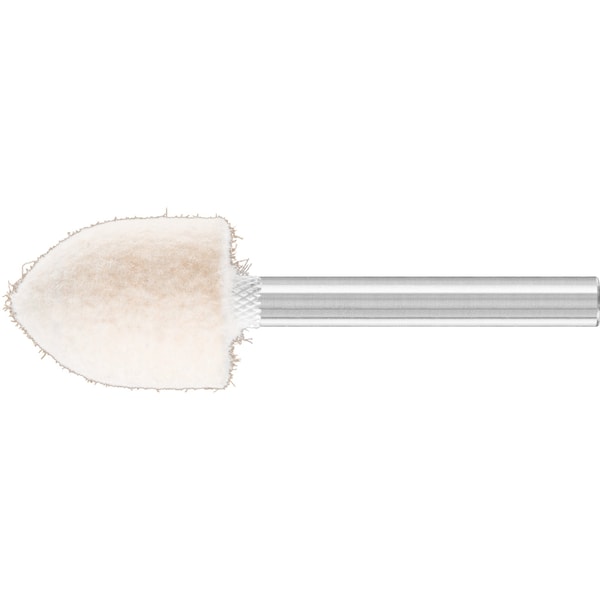 Pferd Felt Point Conical Pointed - 3/4" x 1" - 1/4" Shank, Medium Grade - 48576