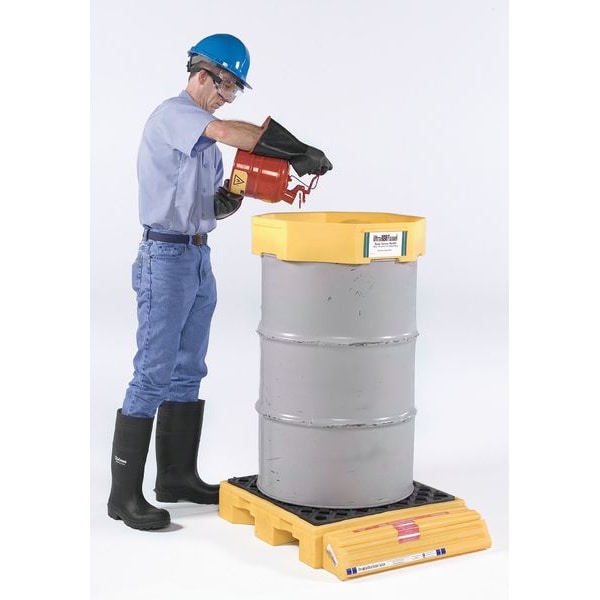 Ultratech Spill Deck, 77 gal Spill Capacity, 1 Drums, 1,500 lb Load Capacity, Polyethylene - 1320