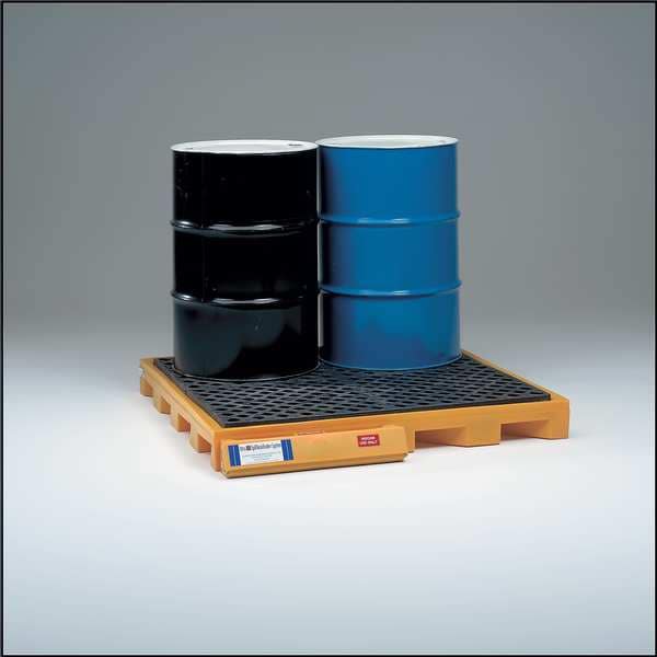 Ultratech Spill Deck, 77 gal Spill Capacity, 1 Drums, 1,500 lb Load Capacity, Polyethylene - 1320