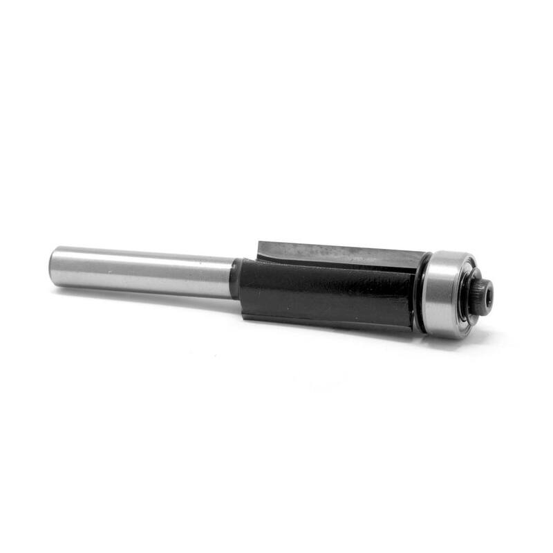 Fresa de corte al ras de carburo con punta de carburo de 1/2 pulgada y vástago de 1/4 pulgada con longitud de corte de 1 pulgada - RB404FT