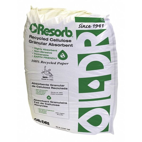 Oil-Dri Loose Absorbent, Universal, 30 lb., Bag - L92889-G65