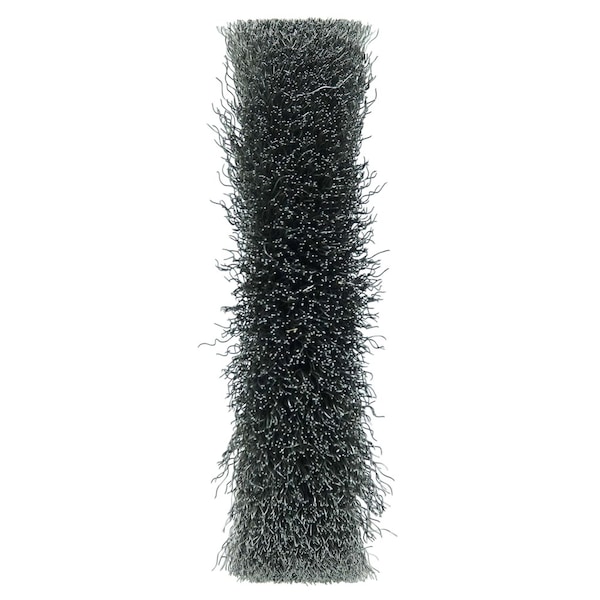 Weiler 6" Medium Face Crimped Wire Wheel .014" Steel Fill 2" Arbor Hole - 6080