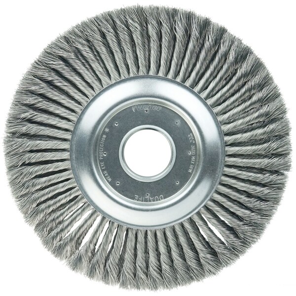 Weiler 12" Standard Twist Knot Wire Wheel .023" Steel Fill 2" Arbor Hole - 9540