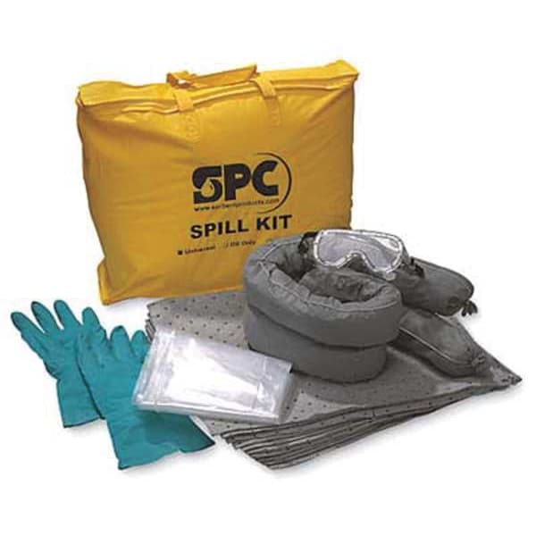 Brady Spill Kit, 5 gal Volume Absorbed per Kit, Bag, Yellow - SKH-PP