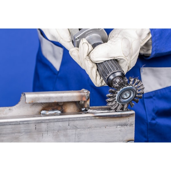 Pferd Mtd Knot Wheel, .020CSWire, 1/4" Shnk, 4 - 82920