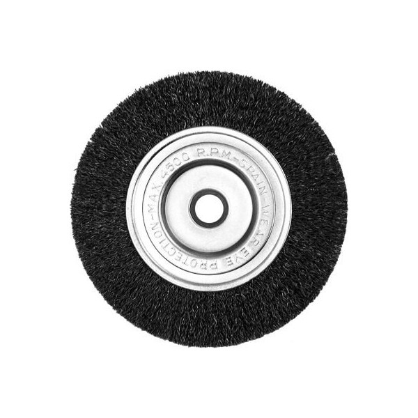 Century Drill & Tool Century Drill 76854 Bench Grinder Wire Wheels 5" Dia. Steel Crimped - 76854