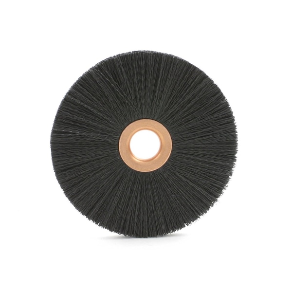 Brush Research Manufacturing CN406C 4" Dia. Copper Center Wheel, .006 Nylon, 1/2" Arbor Hole, 1.562 Trim, .500 Face Width - CN406C